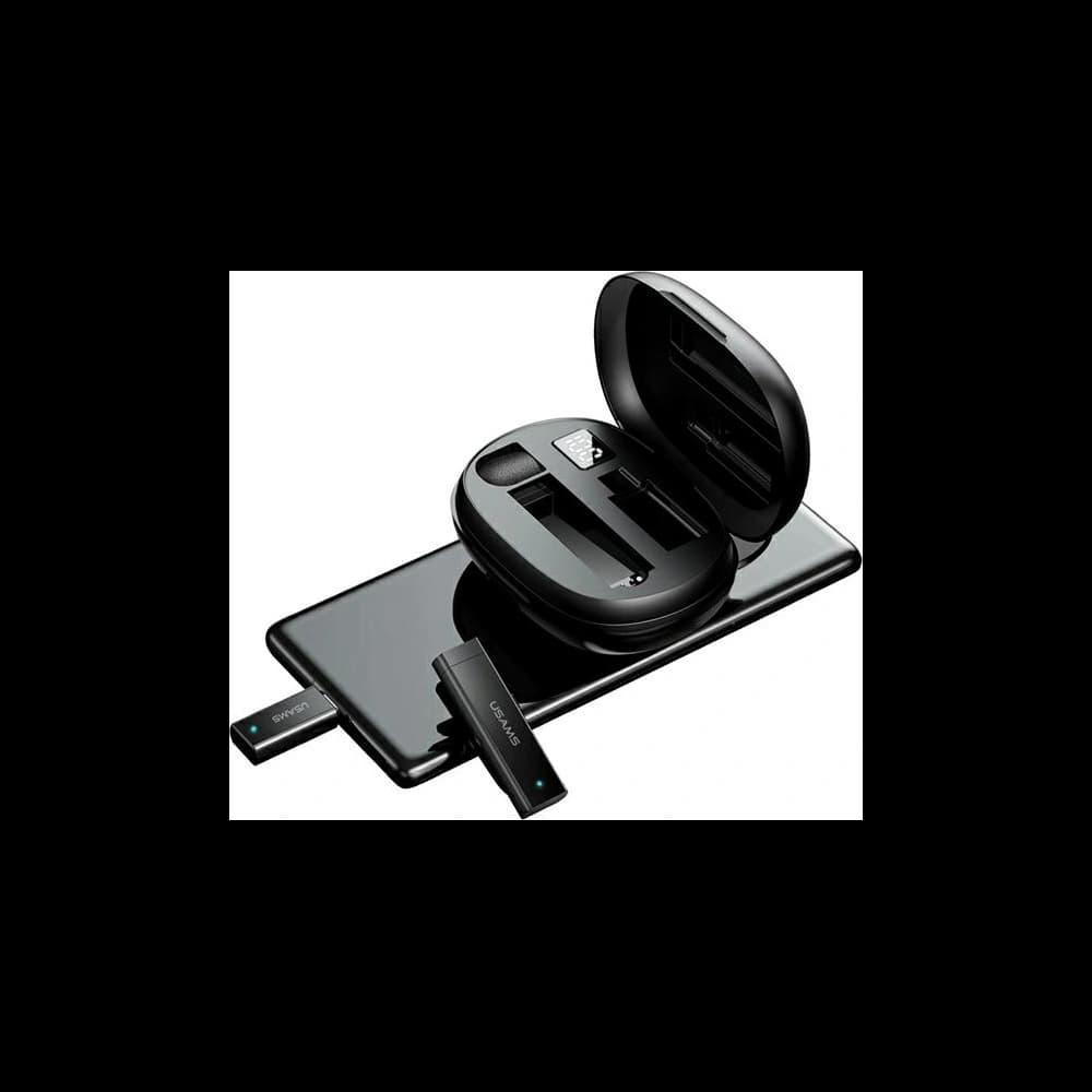 Kabelloses Ansteckmikrofon USAMS ENC 2.4G Wireless Lavalier-Mikrofon USB-C ZB243MKF01 - 2