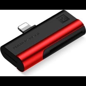 SD/microSD-Kartenleser USAMS mit Lightning-Anschluss, rot SJ430DKQ02