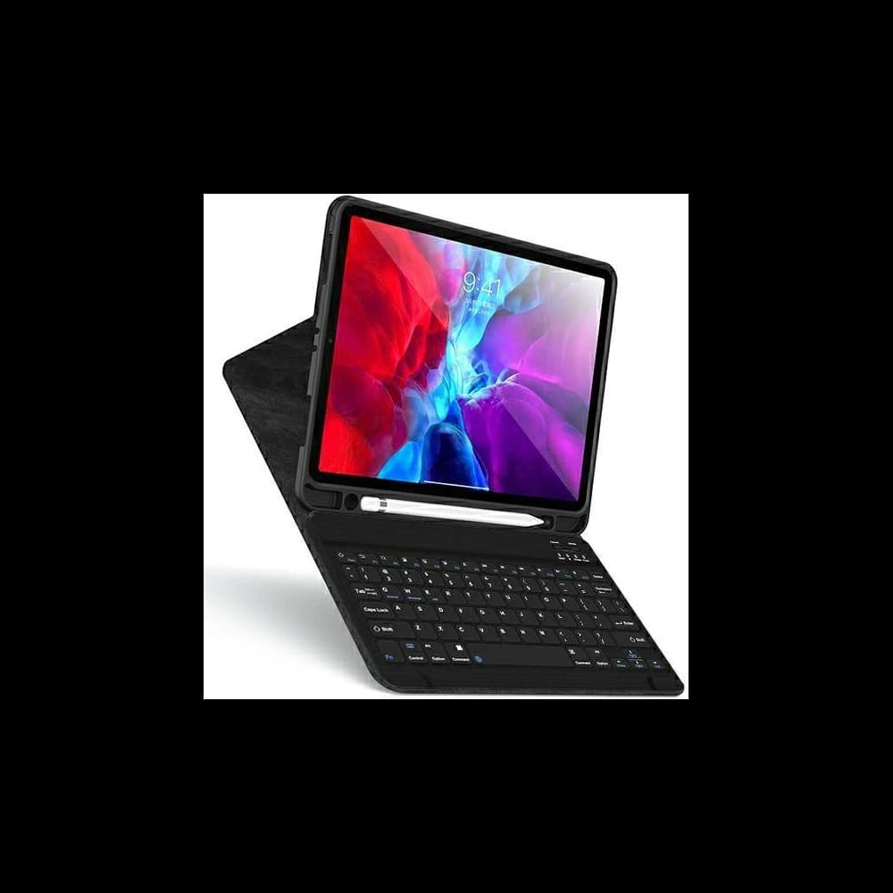 Case USAMS Winro Keyboard Apple iPad 9.7 2018 (6. Generation) grünes Case-weiße Tastatur - 2