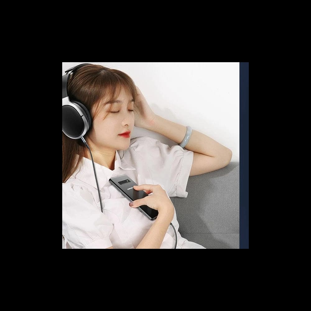 USAMS 2in1 geflochtenes Kabel 1,2m Fast Charge (Lightning/Jack 3,5mm auf Jack 3,5mm) SJ554YP01 - 2