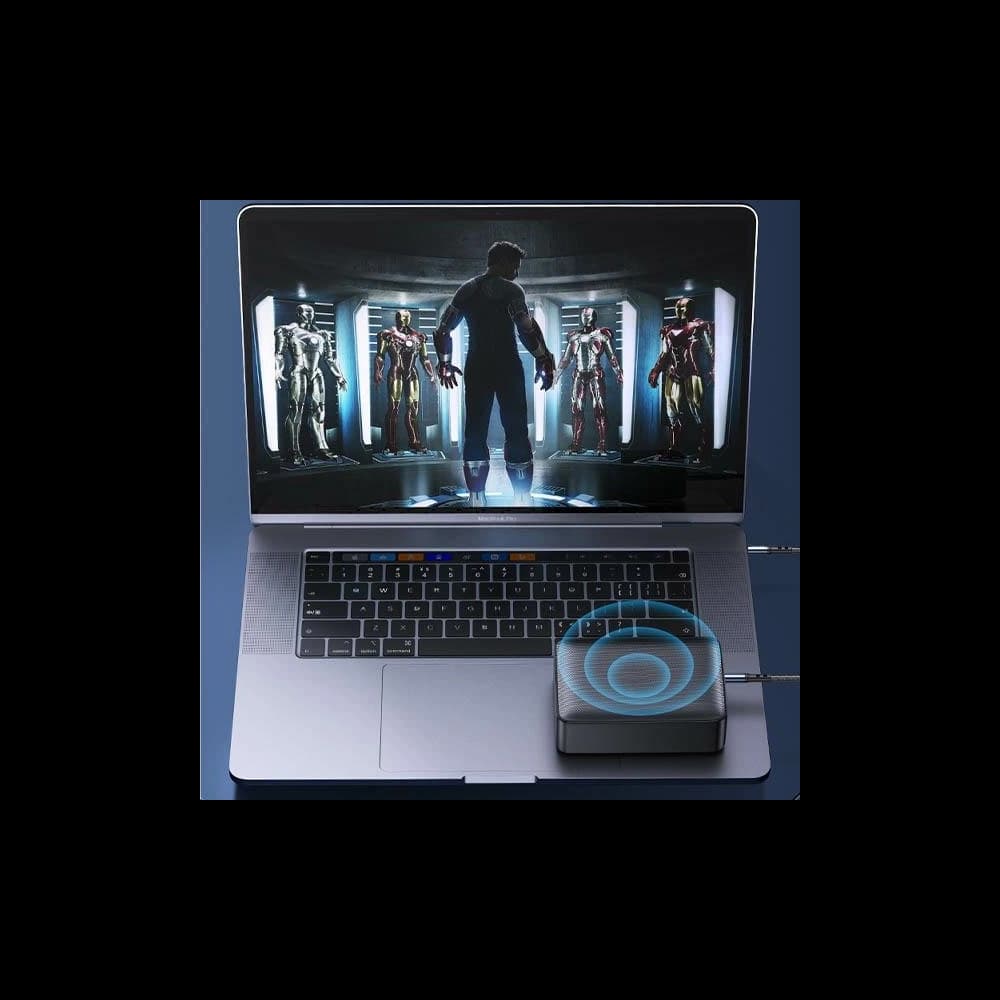 USAMS 2in1 geflochtenes Kabel 1,2m Fast Charge (Lightning/Jack 3,5mm auf Jack 3,5mm) SJ554YP01 - 3