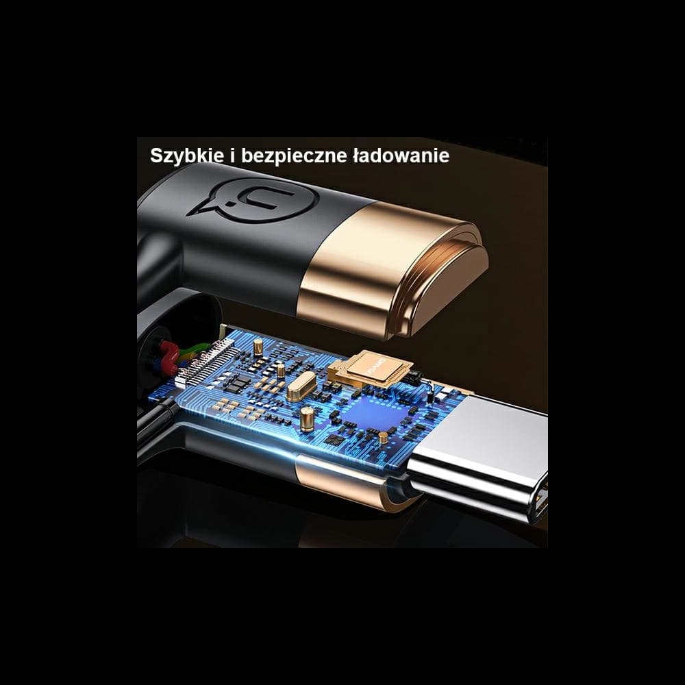 USAMS U62 2xUSB-C/USB-A /lightning 1,2m PD Fast Charge geflochtenes Kabel schwarz SJ483USB01 - 7