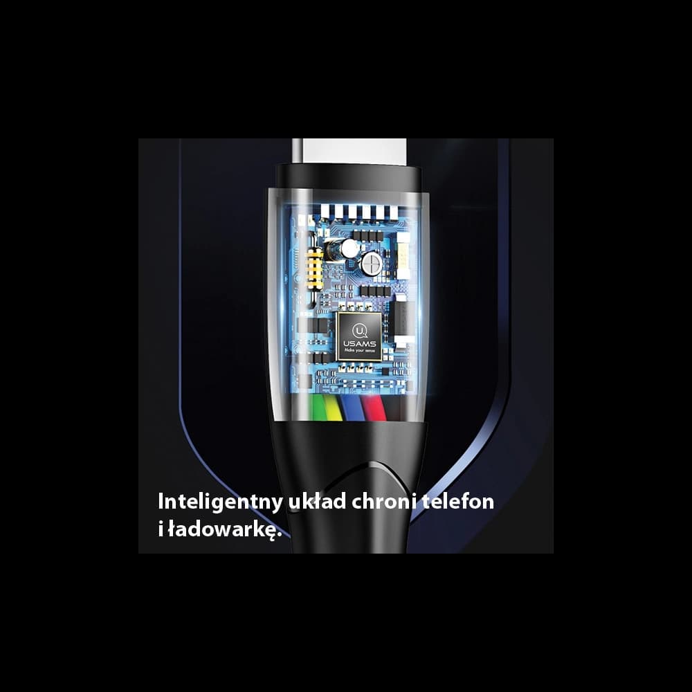 Kabel USAMS U35 microUSB 2A Schnellladung 1m weiß/SJ365USB02 - 5