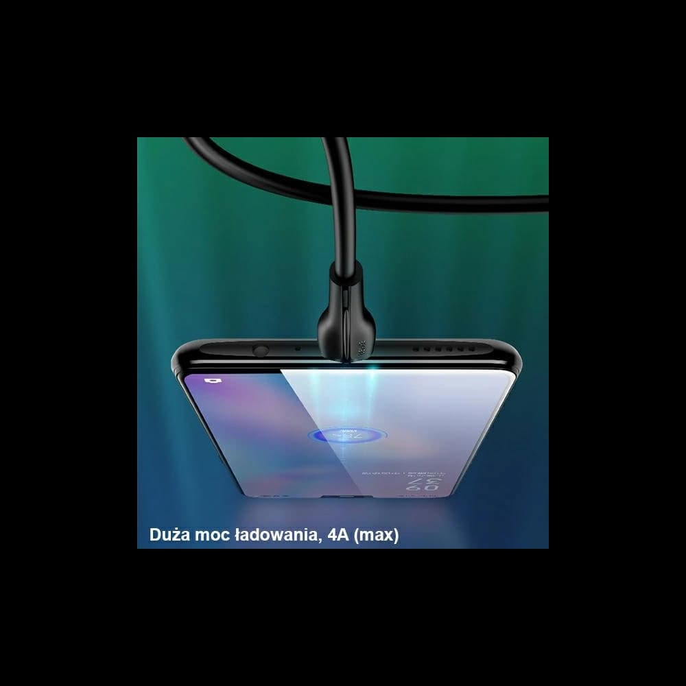 USAMS Cable U38 microUSB 4A Fast Charge for OPPO 1m white SJ375USB02 (US-SJ375) - 3