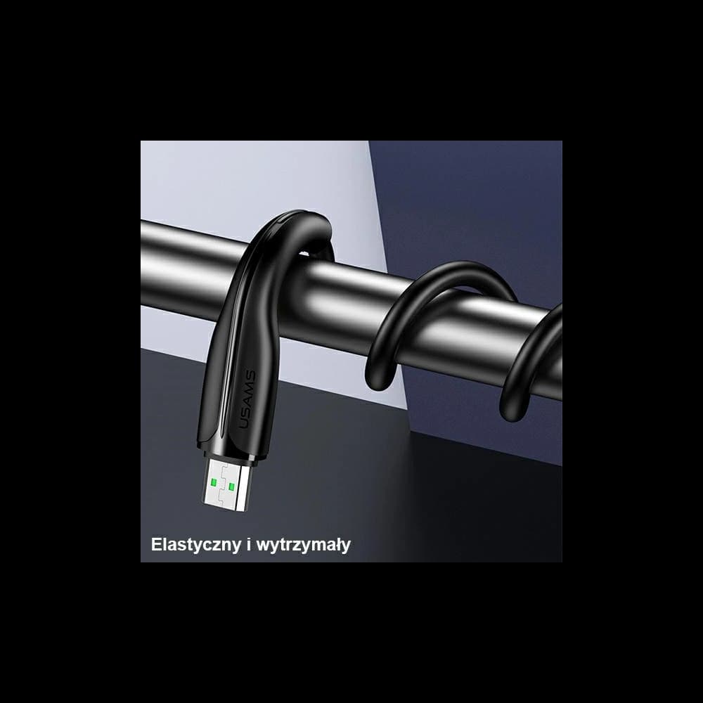 USAMS Cable U38 microUSB 4A Fast Charge for OPPO 1m white SJ375USB02 (US-SJ375) - 6