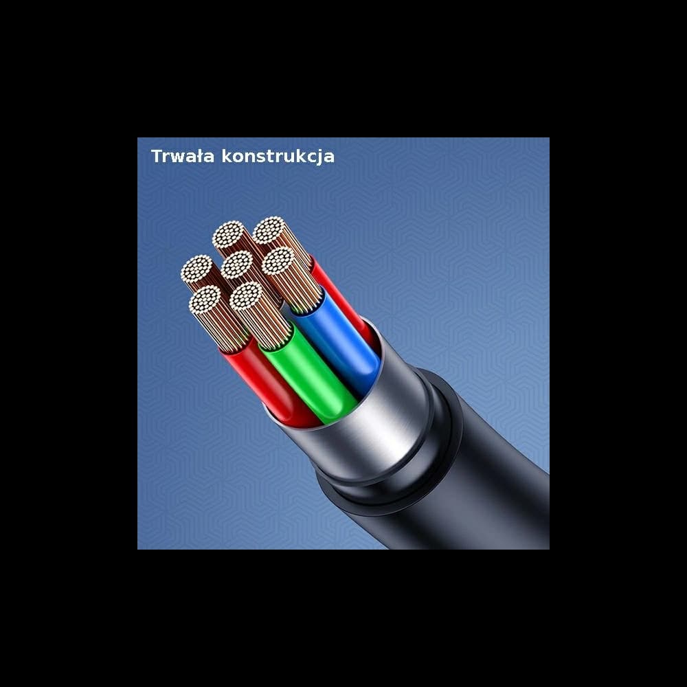 Kabel USAMS U68 microUSB 2A Fast Charge 1m blau SJ502USB03 - 3