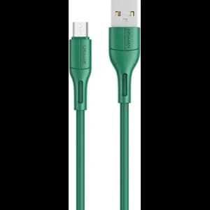 USAMS U68 Mikro-USB-Kabel 2A Schnellladung 1m grün SJ502USB04