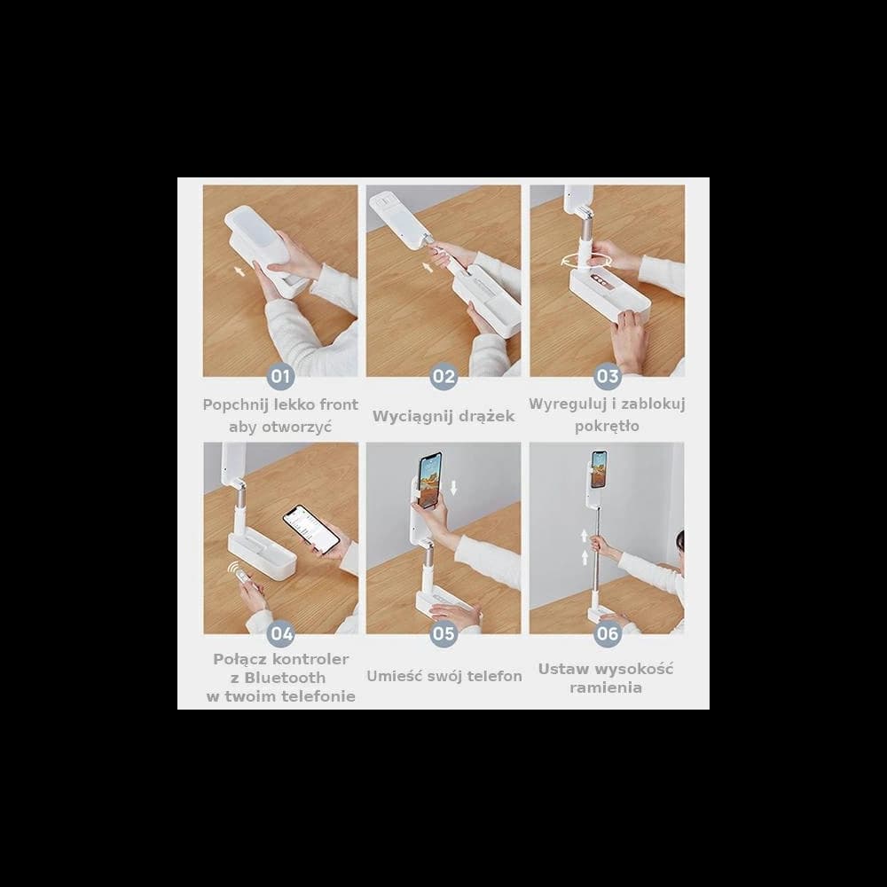 Multifunktionale LED-Lampe USAMS Live Show weiß/white ZB20901 - 14