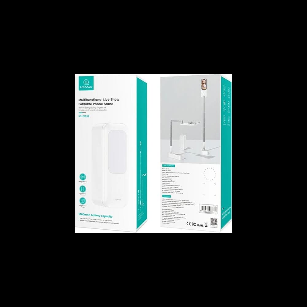 Multifunktionale LED-Lampe USAMS Live Show weiß/white ZB20901 - 15