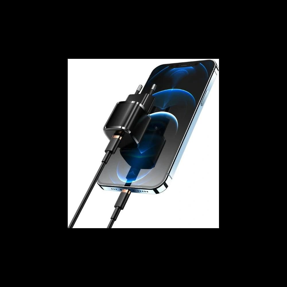 USAMS Wall Charger 1xUSB-C T36 mini 20W PD3.0 Fast Charging white CC124TC02 (US-CC124) - 4