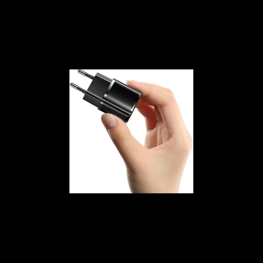 USAMS Wall Charger 1xUSB-C T36 mini 20W PD3.0 Fast Charging white CC124TC02 (US-CC124) - 5