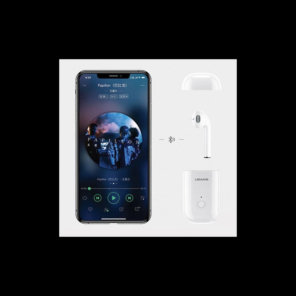 USAMS Earpod Bluetooth 5.0 LB Series white BHULB01 (US-LB001) - 2