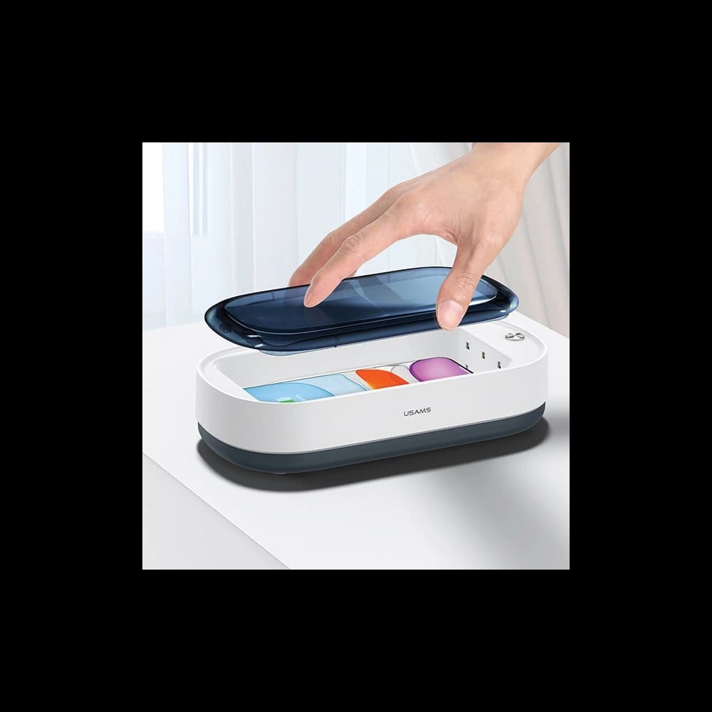 UV-C Sterilisator mit induktiver Ladestation USAMS 15W weiß/white ZB151XDH01 - 7