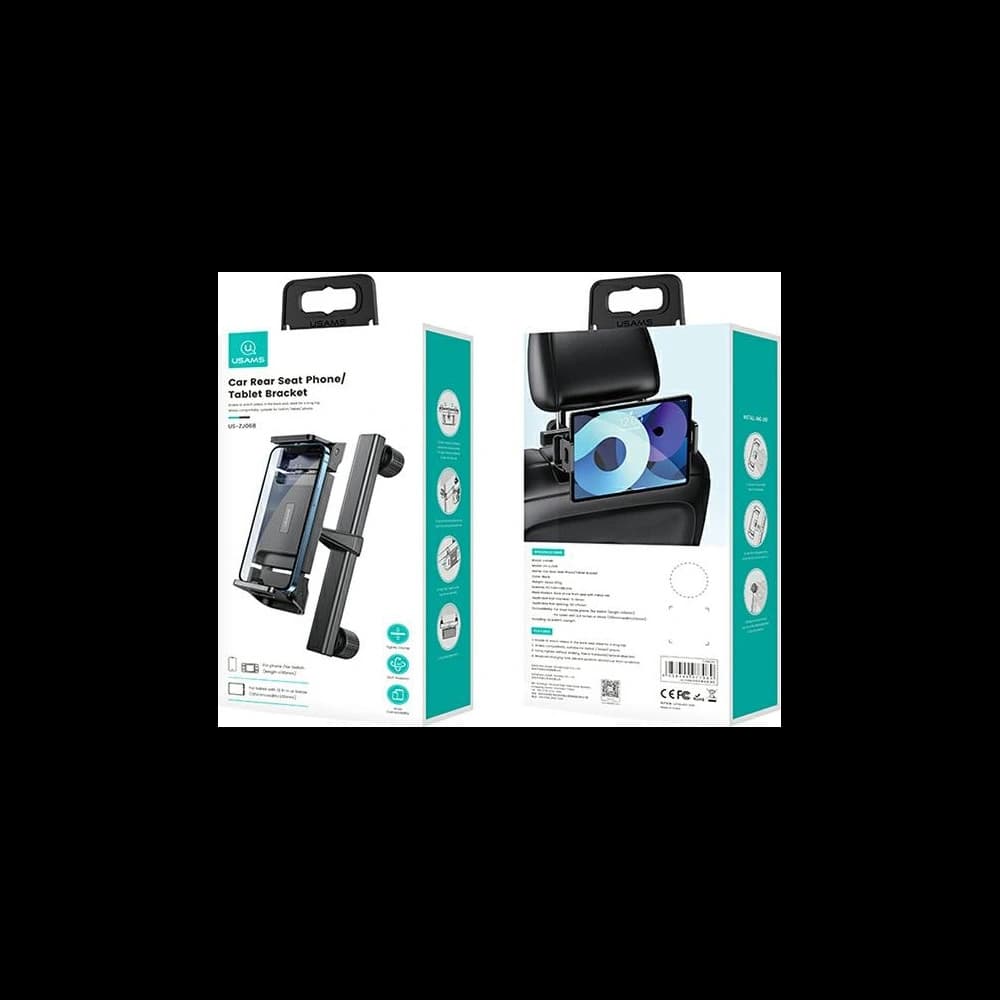 USAMS Headrest Car Mount black ZJ68ZJ01 (US-ZJ068) - 8
