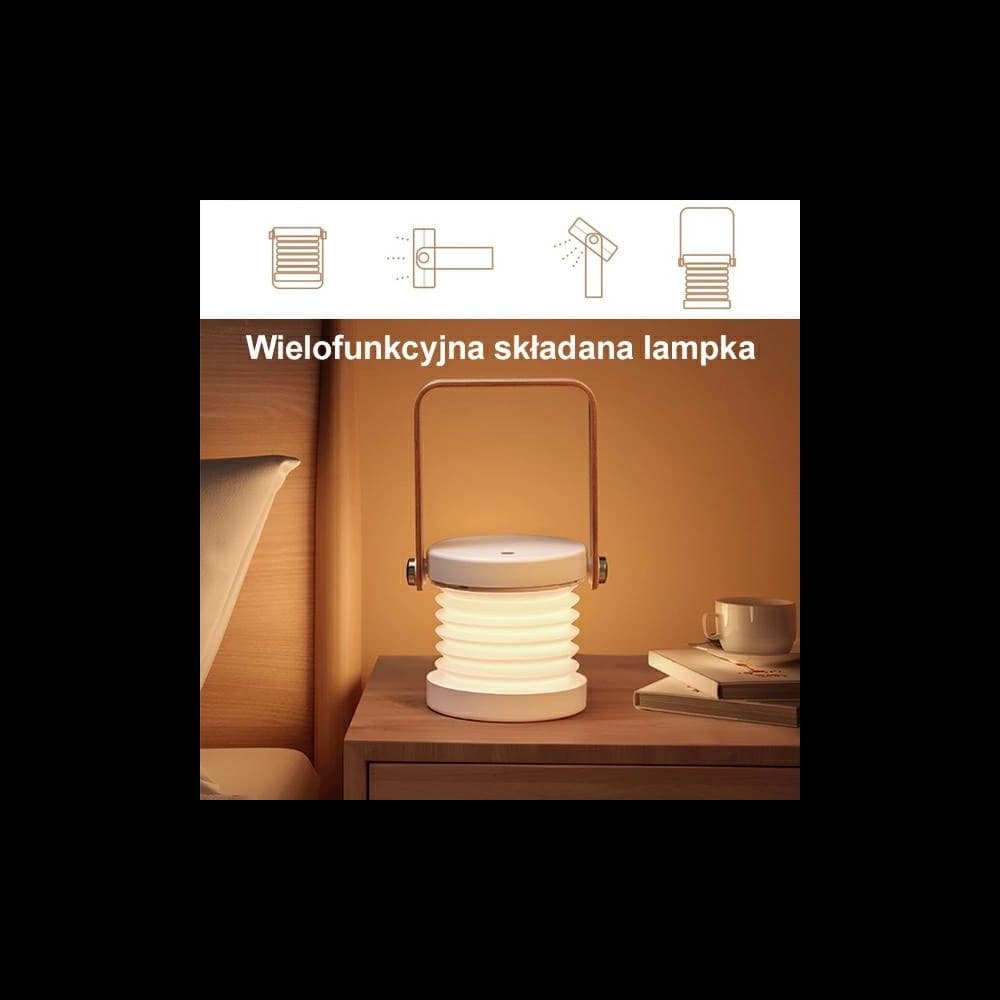 Multifunktionale LED-Nachtlampe USAMS weiß/white ZB249YH01 - 2