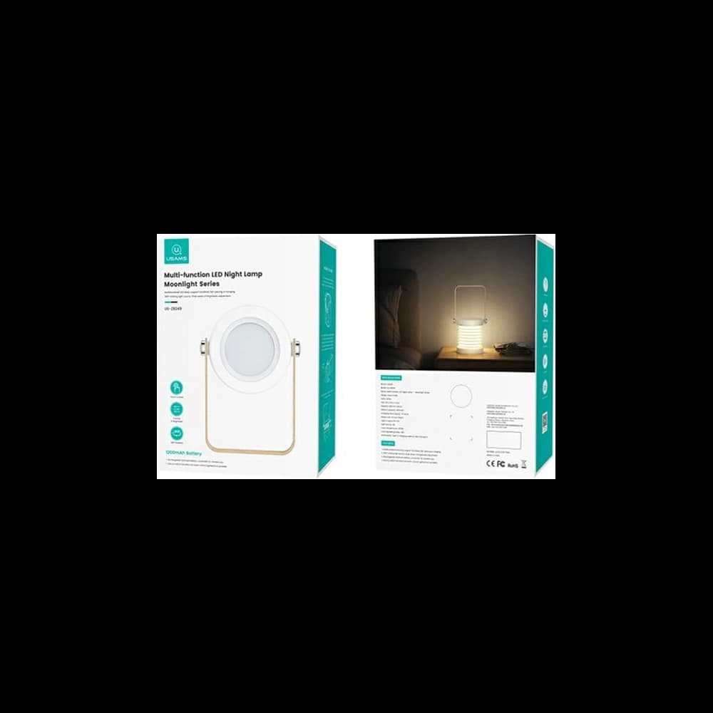 Multifunktionale LED-Nachtlampe USAMS weiß/white ZB249YH01 - 10