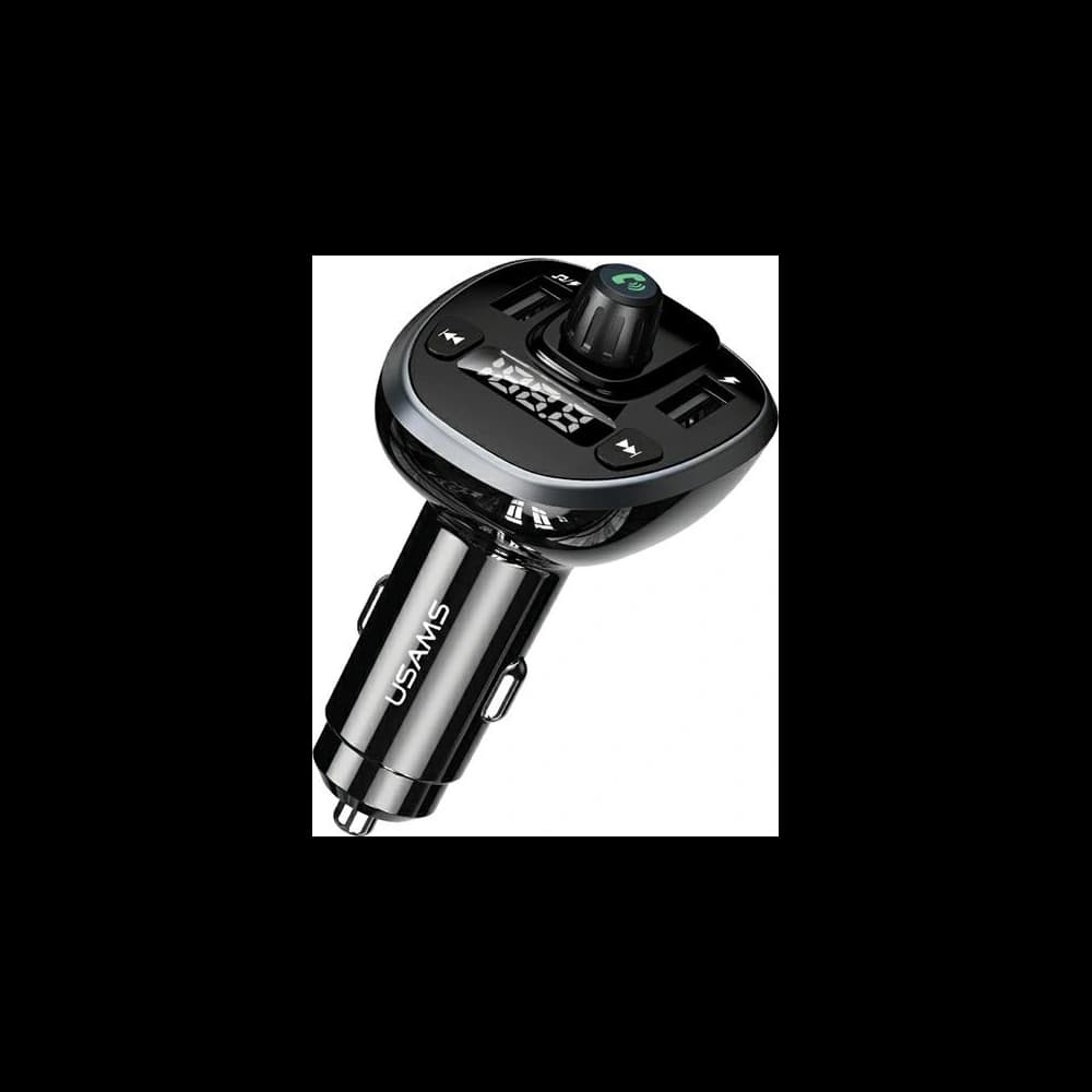 Transmitter FM USAMS C21, Bluetooth 5.0, MP3, 2xUSB 3,4A black CC115GC01 - 1