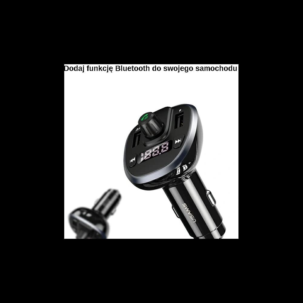 Transmitter FM USAMS C21, Bluetooth 5.0, MP3, 2xUSB 3,4A black CC115GC01 - 4