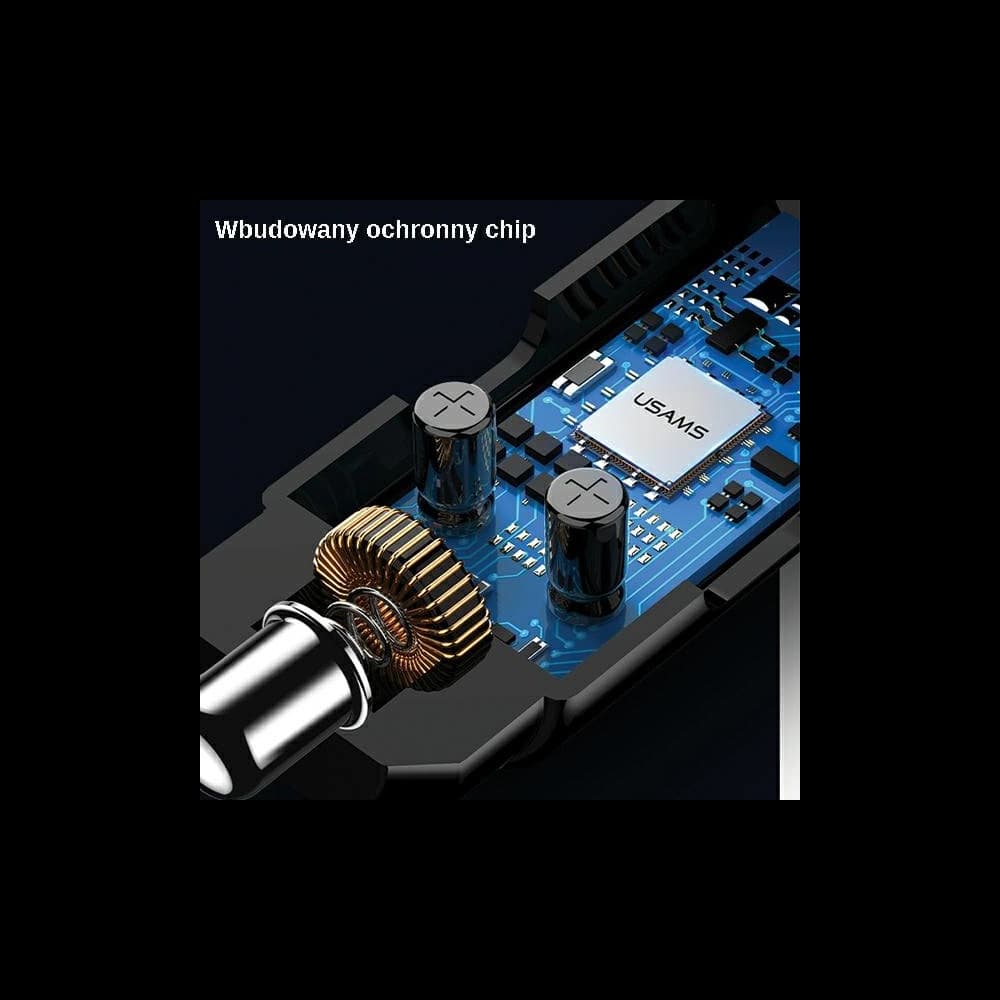 Transmitter FM USAMS C21, Bluetooth 5.0, MP3, 2xUSB 3,4A black CC115GC01 - 8