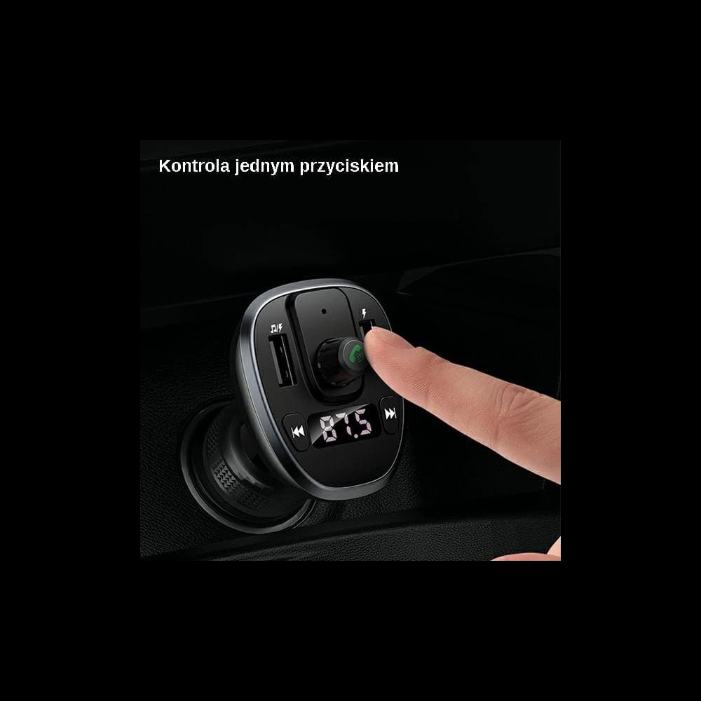 Transmitter FM USAMS C21, Bluetooth 5.0, MP3, 2xUSB 3,4A black CC115GC01 - 12
