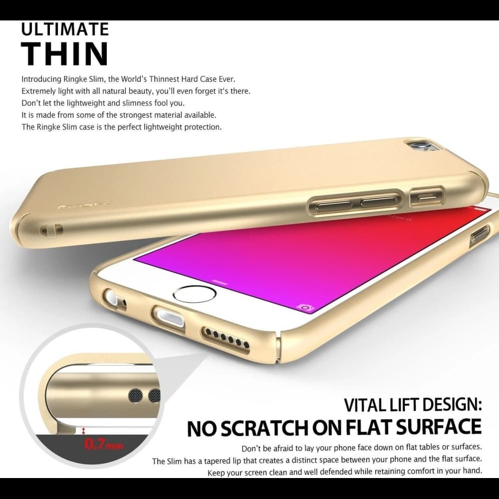 Case Ringke Slim Apple iPhone 6/6s Plus SF Schwarz - 3