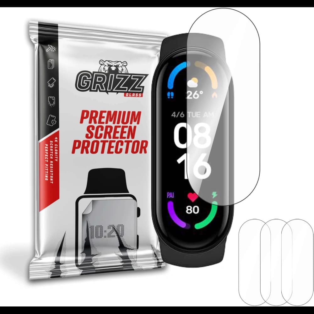 Hydrogel-Folie GrizzGlass Hydrofilm für Xiaomi Mi Band 6 - 1