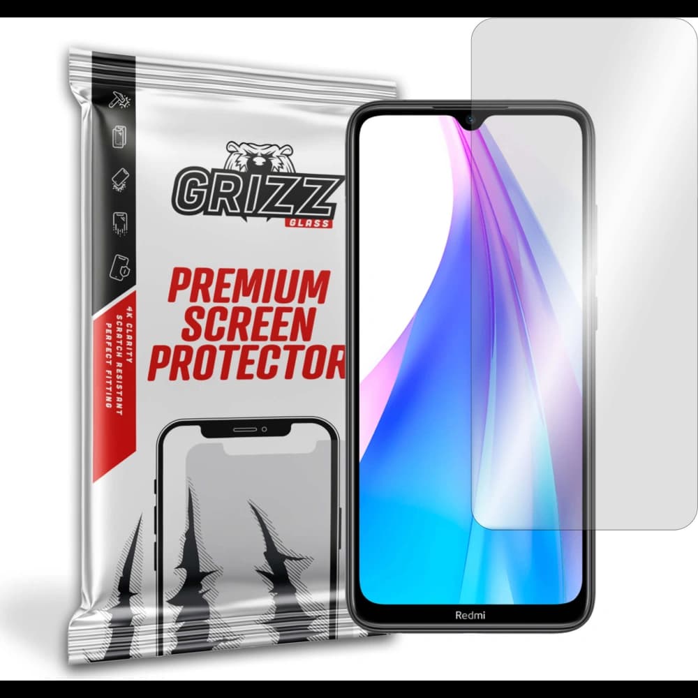 Hybriertes Glas GrizzGlass HybridGlass für Xiaomi Redmi Note 8T - 1