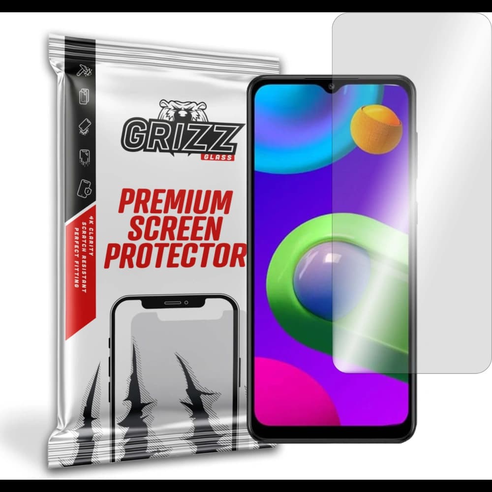 Hybriertes Glas GrizzGlass HybridGlass für Samsung Galaxy M02 - 1