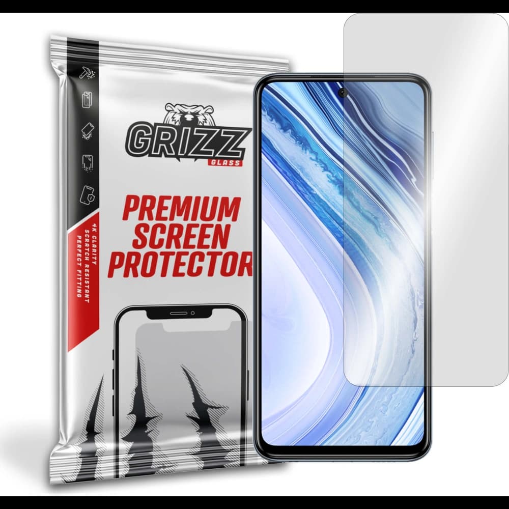 Hybriertes Glas GrizzGlass HybridGlass für Xiaomi Redmi Note 9 Pro 5G - 1