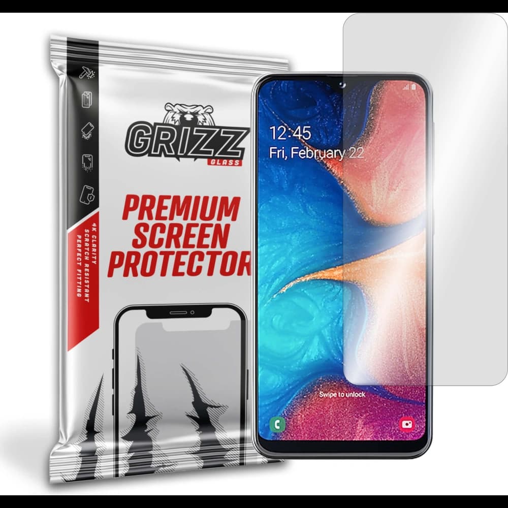 Hybriertes Glas GrizzGlass HybridGlass für Samsung Galaxy A20e - 1