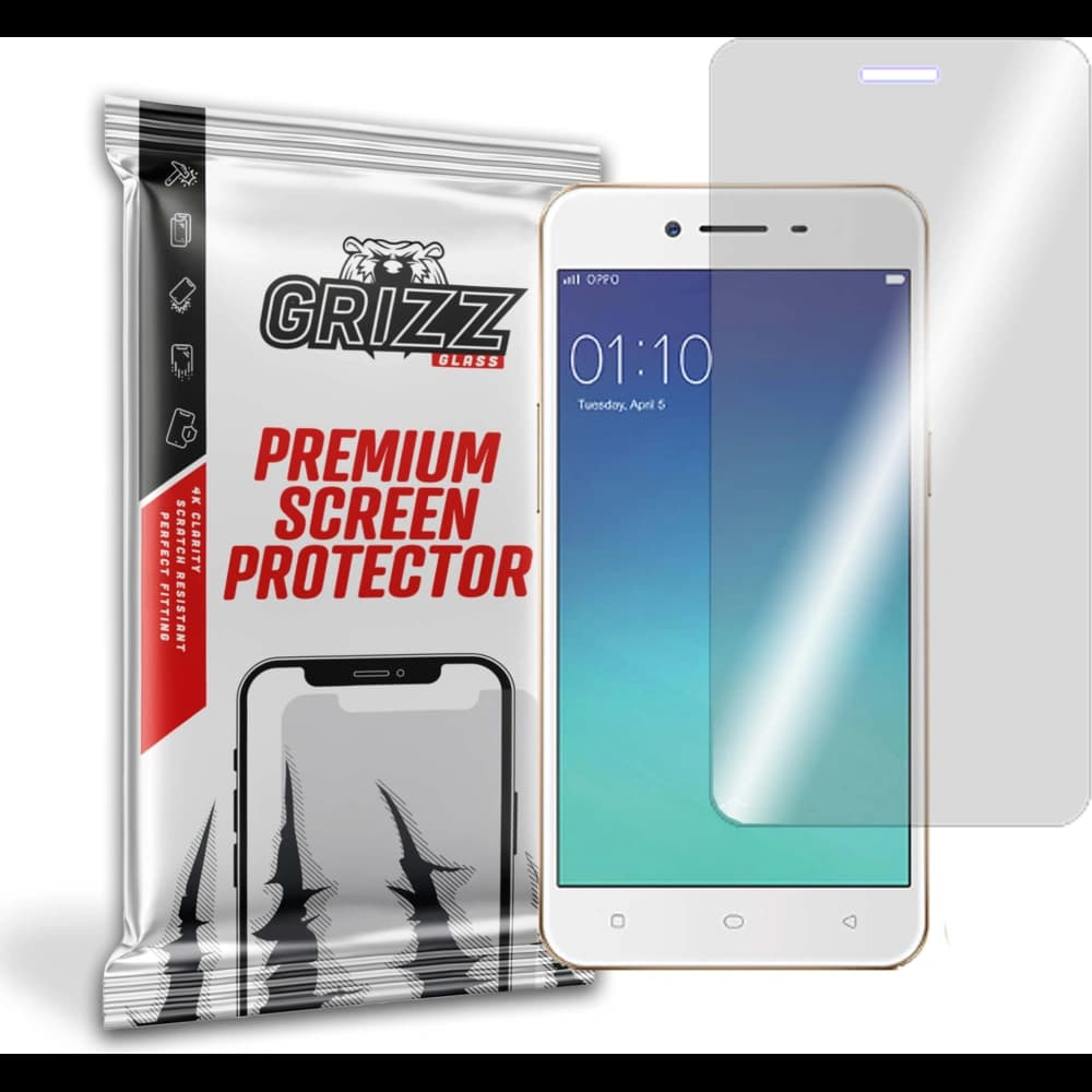 Hybriertes Glas GrizzGlass HybridGlass für Oppo A37 - 1