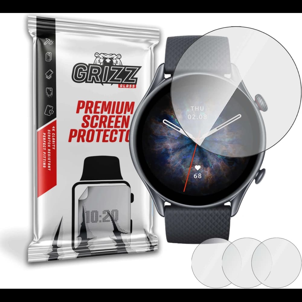 Hydrogel-Folie GrizzGlass Hydrofilm für Amazfit GTR 3 Pro - 1