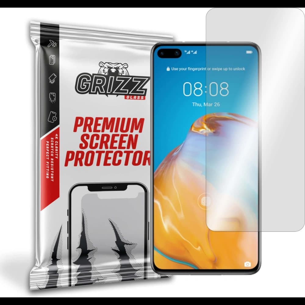 Hybriertes Glas GrizzGlass HybridGlass für Huawei P40 - 1