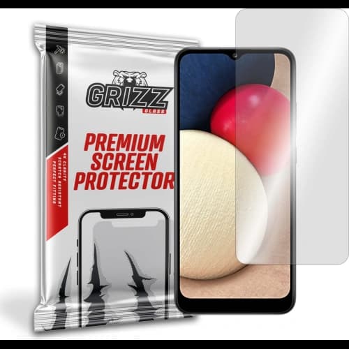 Hybriertes Glas GrizzGlass HybridGlass für Samsung Galaxy A02s