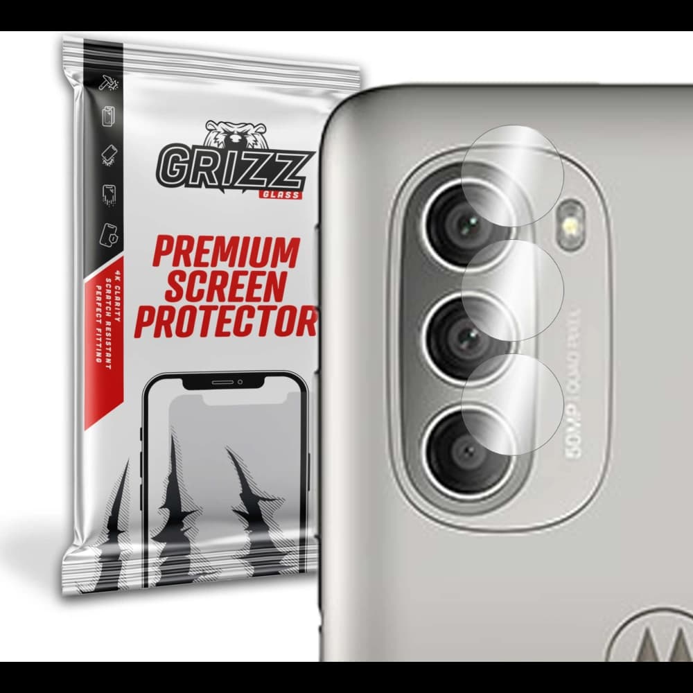 Glas für die Kamera GrizzGlass HybridGlass Kamera für Motorola Moto G51 5G - 1