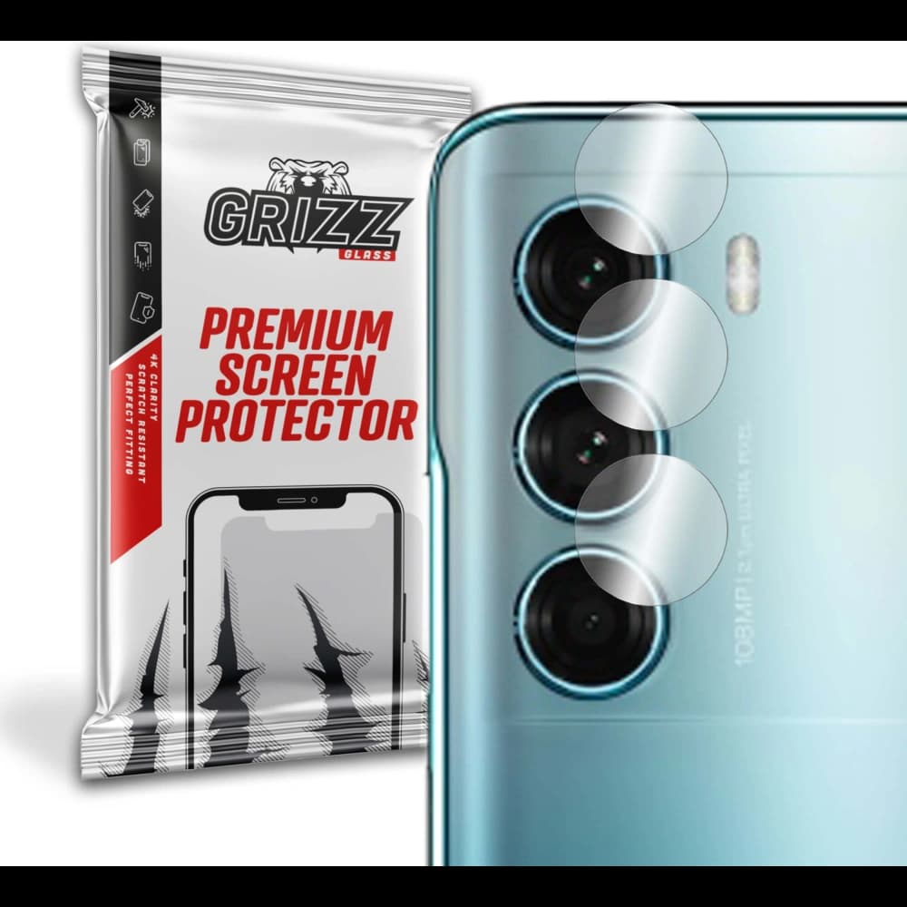 Glas für die Kamera GrizzGlass HybridGlass für Motorola Moto G200 5G - 1