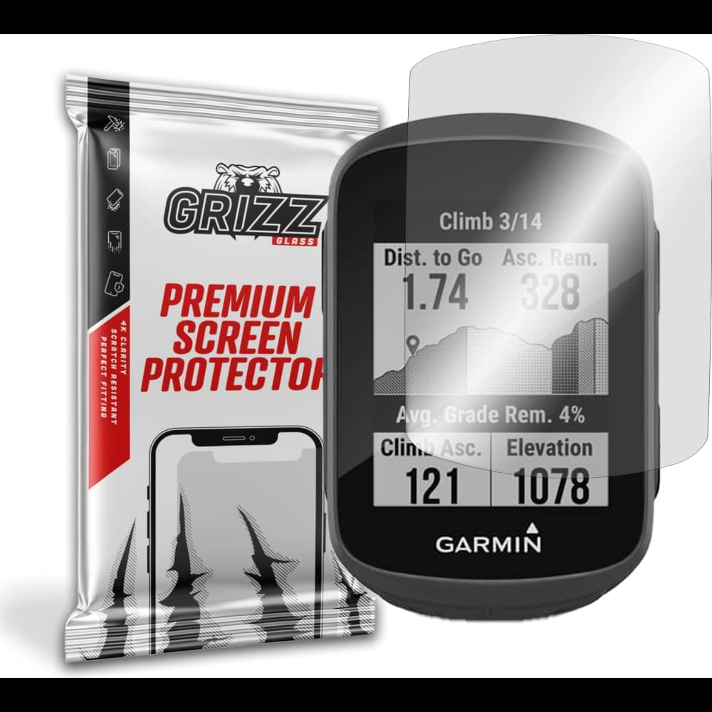 Hybriertes Glas GrizzGlass HybridGlass für Garmin 130 Plus - 1