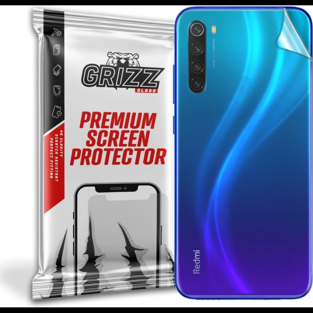 Folie für die Rückseite GrizzGlass UltraSkin für Xiaomi Redmi Note 8 2021 - 1