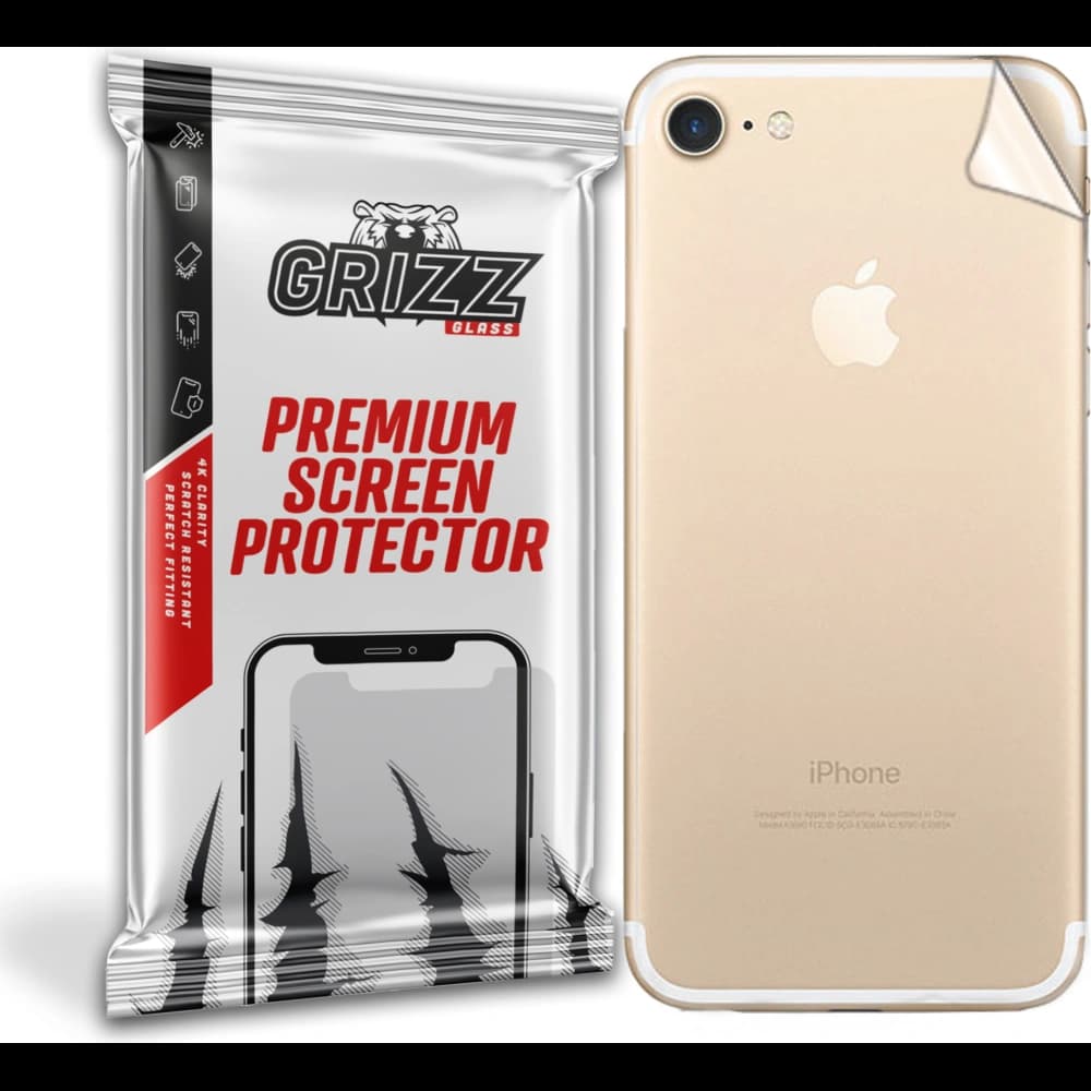Folie für die Rückseite GrizzGlass SatinSkin für Apple iPhone 7 - 1