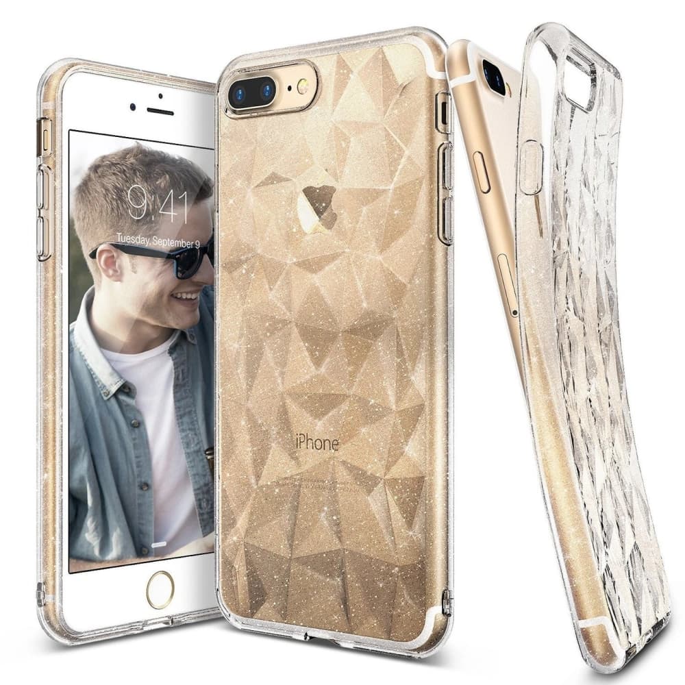 Case Ringke Air Prism Glitter iPhone 8 Plus/7 Plus Clear - 1