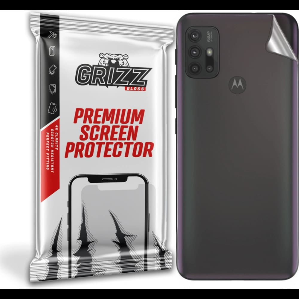 Folie auf der Rückseite GrizzGlass SatinSkin für Motorola Moto G30 - 1