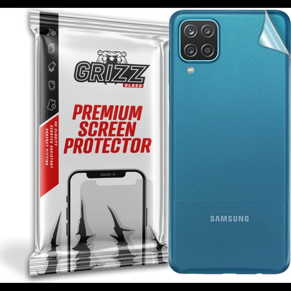 Folie für die Rückseite GrizzGlass SatinSkin für Samsung Galaxy A12 - 1