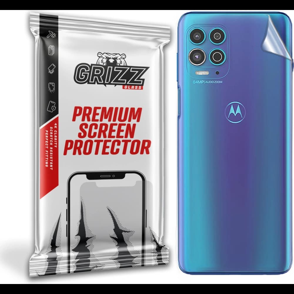 Folie auf der Rückseite GrizzGlass SatinSkin für Motorola Moto G100 5G - 1
