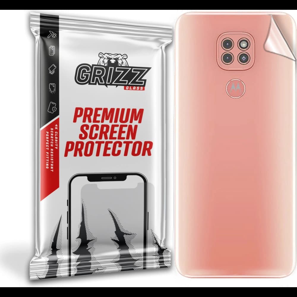 Folie auf der Rückseite GrizzGlass SatinSkin für Motorola Moto G9 Play - 1
