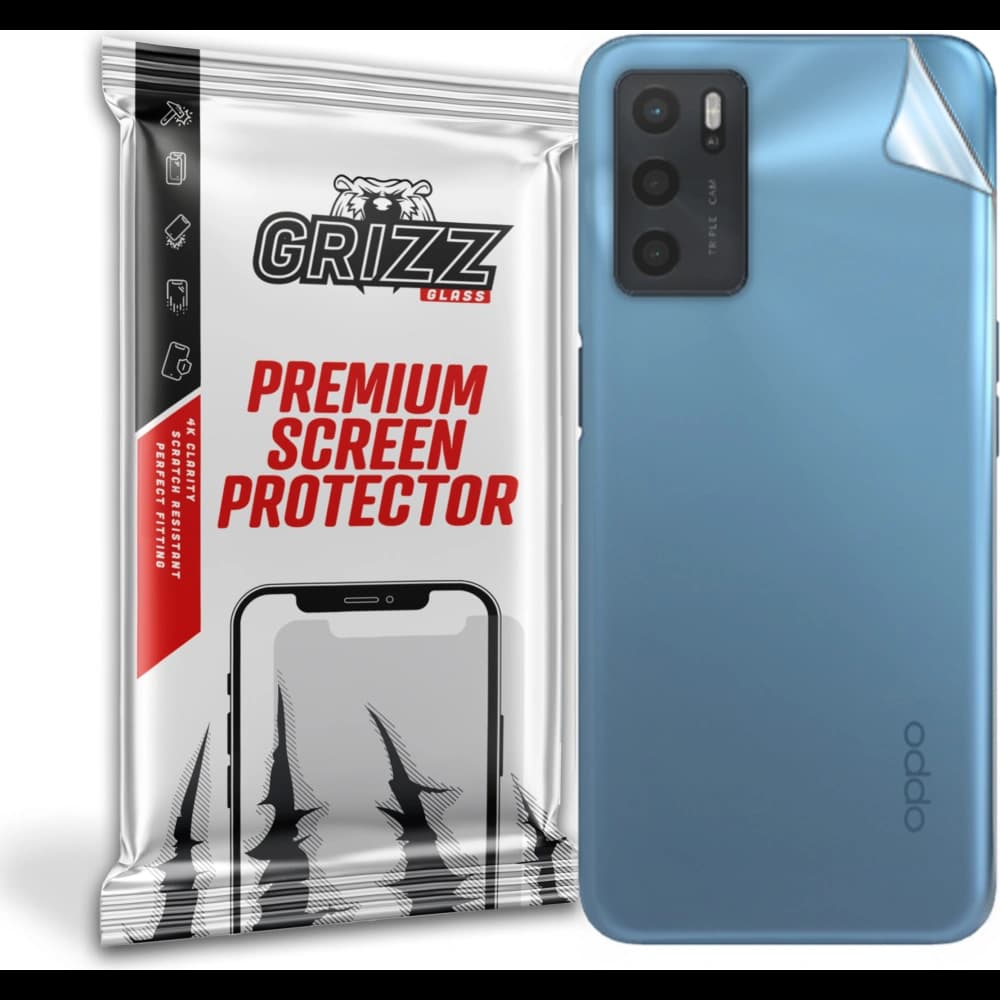 Folie für die Rückseite GrizzGlass SatinSkin für Oppo A16 - 1