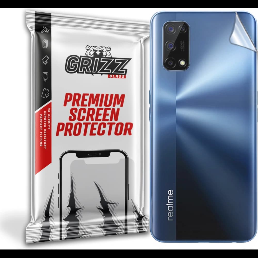 Folie für die Rückseite GrizzGlass SatinSkin für Realme 7 - 1