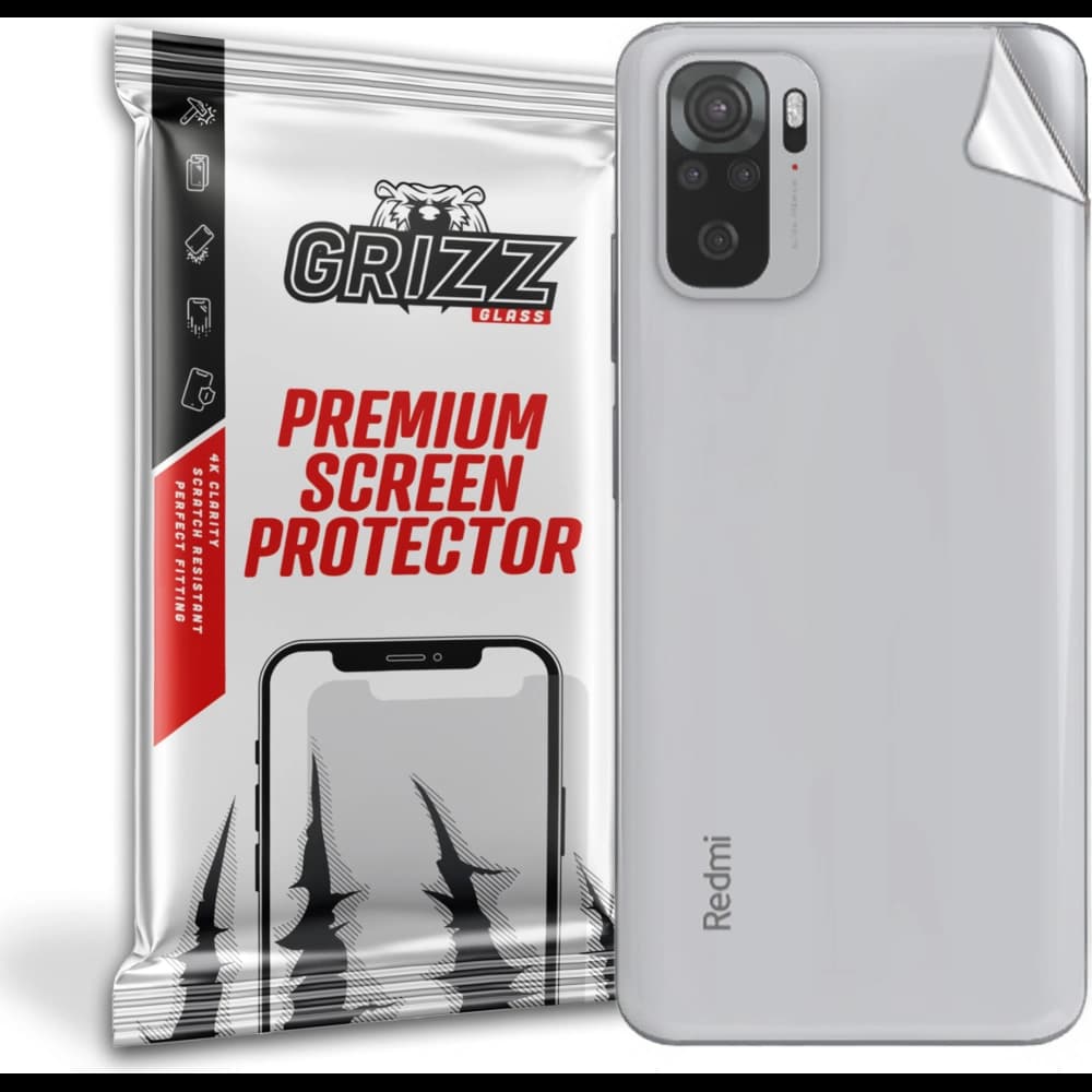 Folie für die Rückseite GrizzGlass SatinSkin für Xiaomi Redmi Note 10 4G - 1