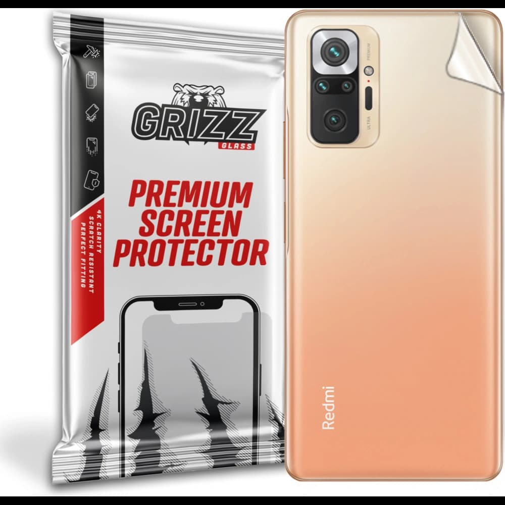 Folie auf der Rückseite GrizzGlass SatinSkin für Xiaomi Redmi Note 10 Pro Max - 1