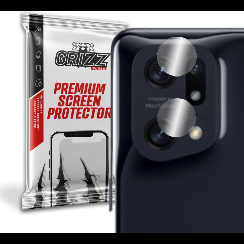 Glas für die Kamera GrizzGlass HybridGlass für das Oppo Find X5 Pro - 1