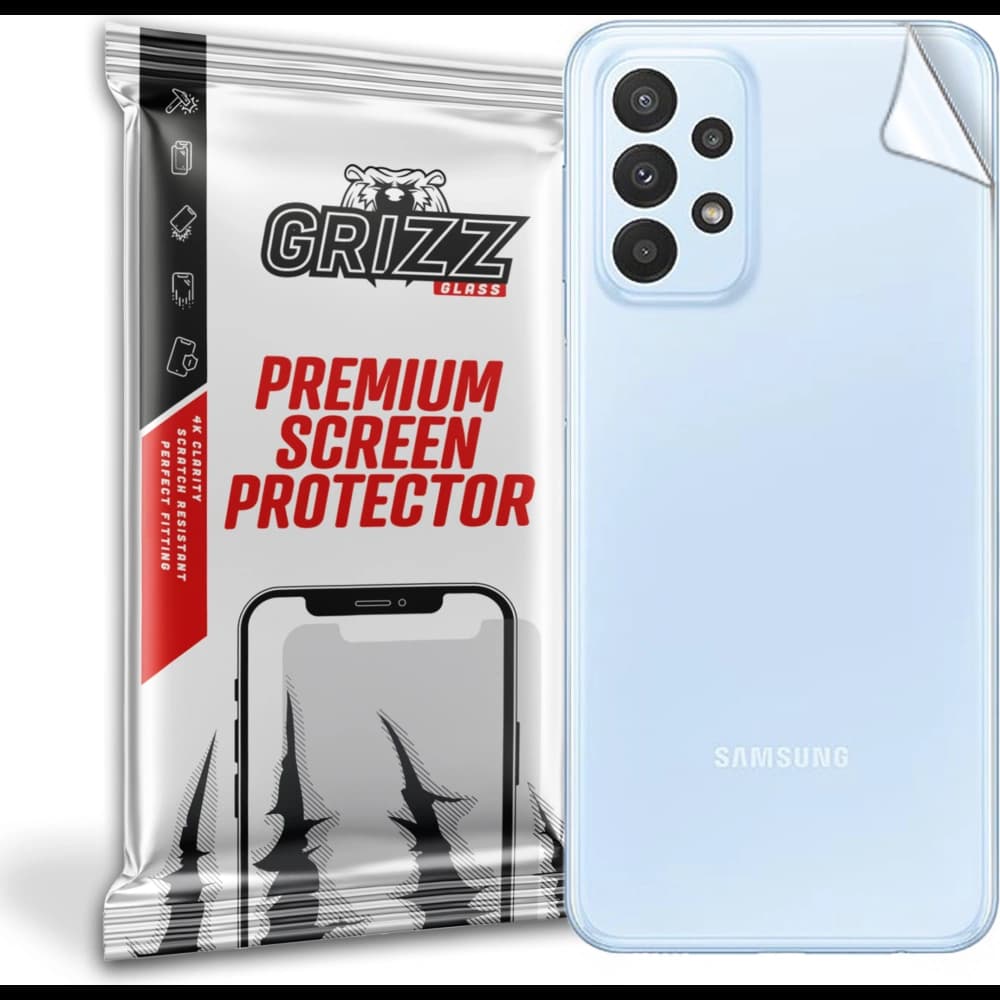 Folie für die Rückseite GrizzGlass SatinSkin für Samsung Galaxy A23 - 1